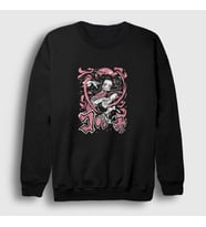 Presmono Unisex Siyah Fight Nezuko Kamado Anime Demon Slayer Kimetsu No Yaiba Sweatshirt 308041tt