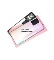 Tkgz Oppo Reno 5 Lite kasa Arka Pil Batarya Kapağı Mavi