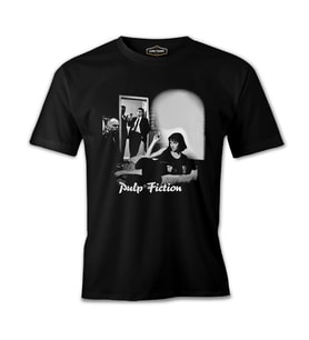Pulp Fiction - Killer Siyah Erkek Tshirt