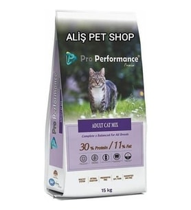Pro Performance Premium Adult Cat Mix 15 Kg (Çok Renkli)