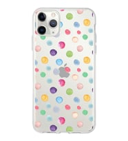 PrintiFy Apple  iPhone 11 Pro Max ile Uyumlu 1mm Slim Fit Water Color 6 Baskılı Şeffaf  Kılıf