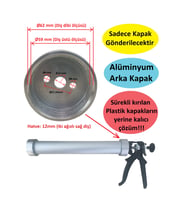 Sosis Silikon Tabancası Alüminyum Arka Kapak