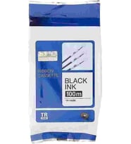 BROTHER P-TOUCH TR-100BK ETIKET 100 MT SİYAH RİBON Muadil