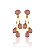 Kadir Jewellery 22 Ayar Altın Kaplama Vintage Küpe -El İşçiliği Ve Hipoalerjenik Küpe
