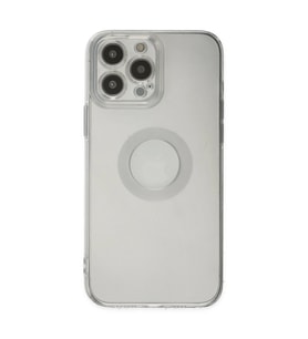 iPhone 14 Pro Max Kılıf Santa Lens Silikon - Şeffaf