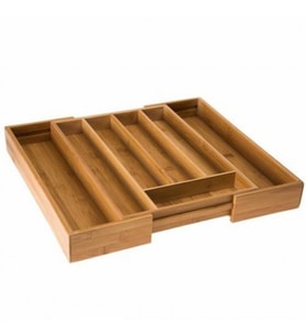 Bambu Ayarlanabilir Çekmece içi Kaşıklık & Çekmece İçi Organizer (25*35*5 / 39*35*5)