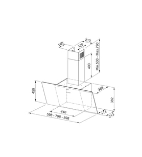 110.0361.903-Franke Fpj 615 V Wh A/600 Beyaz Davlumbaz