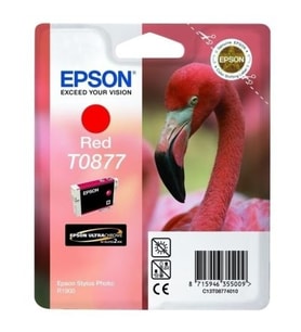 Tonersepeti Epson T0877 C13T08774020 Orjinal Kırmızı Kartuş