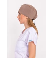 Unisex Düz Vizon Hemşire Doktor Aşçı Hastane Saç Bonesi