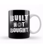 Funny Built Not Bought Weightlifting Gym Kupa Bardak Porselen