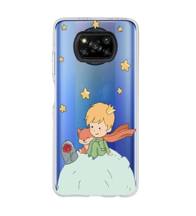 Poco X3 Pro / X3 NFC Uyumlu Küçük Prens Tasarımlı Şeffaf Telefon Kılıfı