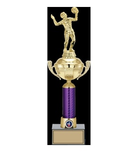ODAK KUPA - Figürlü Kupalar - Voleybol Kadın Figürlü Kupalar FG-060 B - 44 cm