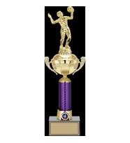 ODAK KUPA - Figürlü Kupalar - Voleybol Kadın Figürlü Kupalar FG-060 B - 44 cm