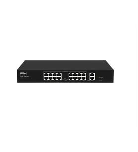 Nif Bilişim Ttec 19300PG-1SFP 16 Port Poe 10/100 2 Port Gigabit Uplink 1 Port Gigabit SFP Tak Çalıştır 300W PoE Switch