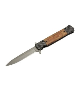 Browning HC02 Damalı Çakı 22 cm Manuel, Kemerlikli