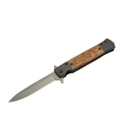 Browning HC02 Damalı Çakı 22 cm Manuel, Kemerlikli