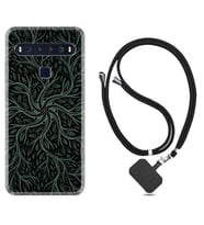 TCL 10L 10 Plus 10SE 20E 20SE 30 L7 Kılıf Boyun Askılı Silikon Sarmaşıklar 1675
