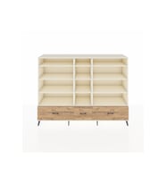 Hyperion Dolap 12 Raflı 3 Çekmeceli  220x44x163 Aytaşı-Aytaşı/Çam