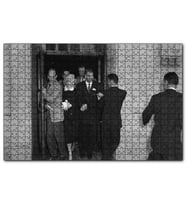 Cakapuzzle Joe Di Maggio Marilyn Monroe ile Evlendi  Puzzle Yapboz MDF (Ahşap) (120 Parça)