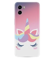 Vivo Y15S Y32 Y33S Y51 Y53S Kılıf Desemli Silikon Sweety Unicorn 1737