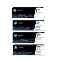 Hp 203X Cf540X-541X-542X-543X Yüksek Kapasiteli Toner Set