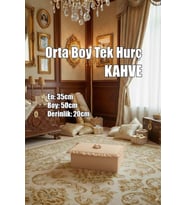 Çeyizlik Orta Tek Hurç Çiçekli, Kadife Tek Hurç Çeyizlik Dantelli Hurç, Orta Boy Hurç