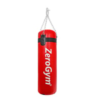 Zerogym Boks Kum Torbası 100cm x 29cm Premium Kalite,İçi Dolu, Döner Mekanizma ve Askı Aparatlı