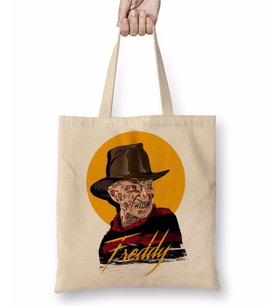 Freddy Krueger Freddy Moon Bez Çanta Uzun Saplı