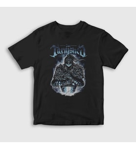 Presmono Unisex Çocuk Siyah The Tarnished One V2 Elden Ring T-Shirt 461898tt