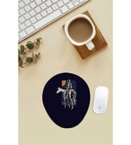 Ata Binen Astronot Desenli Bilek Destekli Mouse Pad