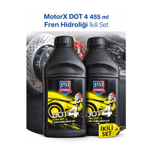 Fren Hidrolik Yağı Dot 4 455 Ml İkili Set Üstün Isı Dayanımlı