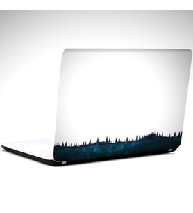Ağaç ve Dağlar Laptop Sticker 19 inch (40,5X27CM)