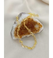 Kolye Kehribar Amber Doğaltaş Düğümlü Bebek Kolyesi 17872