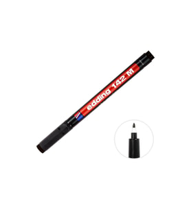 Edding 142M Asetat Kalemi 10'Lu Paket Siyah