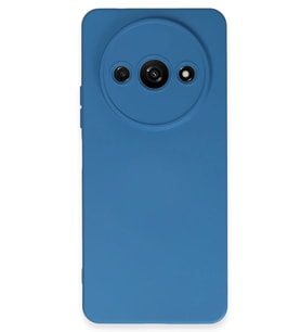 Redmi A3 4G Kılıf Nano içi Kadife Silikon - Mavi