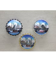 İstanbul Temalı Metal Magnet Alk4339
