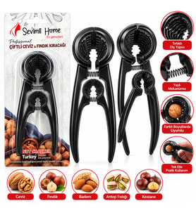 2PCS SET DÖKÜM METAL FINDIK - CEVİZ KIRACAK (5343)