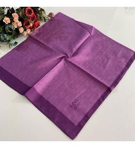 Levidor Premium Monogram Eşarp Fuşya-Mor GX0213