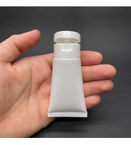 Beyaz Boş Krem Tüpü 30ml , Fliptop Kapaklı Merhem Tüpü ,  Beyaz Lipgloss Tüp 30 ml x 3 Adet