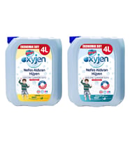 Bingo Oksijenli Çamaşır Suyu 4 lt  2 li Set