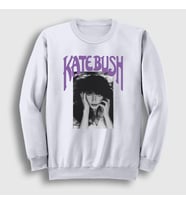 Presmono Unisex Beyaz Poster Kate Bush Sweatshirt 523908tt (Beyaz)
