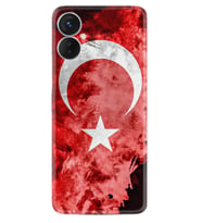 Tecno Spark 9T Kılıf Resimli Desenli Baskılı Silikon Şanlı Türk Bayrağı 3 1395