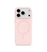 iPhone 17 Pro 6.3" Mag Core Akıllı MagSafe Animasyonlu Silikon Kılıf Açık Pembe