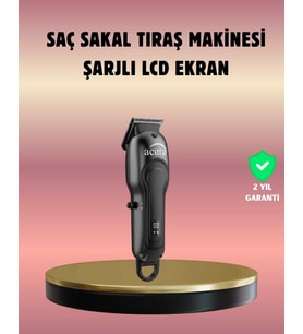 Evde Ve Profesyonel Kullanıma Uygun Turbo Modlu Tıraş Makinesi