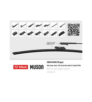 SİLECEK SÜPÜRGESİ MUZ TİPİ 450MM ÇOKLU APARATLI