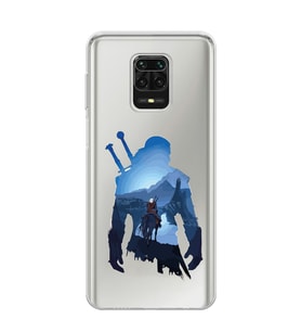 Xiaomi Redmi Note 9S - Redmi Note 9 PRO Uyumlu The Witcher Tasarımlı Şeffaf Telefon Kılıfı