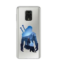 Xiaomi Redmi Note 9S - Redmi Note 9 PRO Uyumlu The Witcher Tasarımlı Şeffaf Telefon Kılıfı