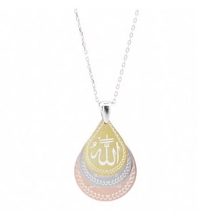 DUA 925 AYAR GÜMÜŞ KOLYE (Karışık)