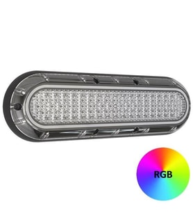 Sıva Üstü Havuz ve Havuz Basamak Aydınlatması 2 Kablolu RGB Işık 277mm (Beyaz)