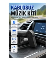 Bluetooth 3.0+EDR AUX Araç Kiti – 10 Metre Menzil ve 8 Saat Kullanım